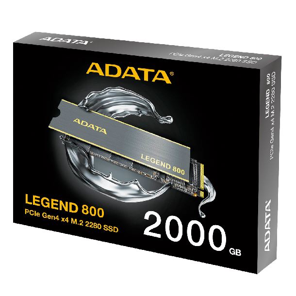 TARJETA NVME ADATA 2TB LEGEND 800 / PCI-E GEN4 4X M.2