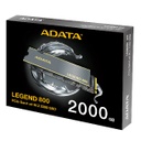 TARJETA NVME ADATA 2TB LEGEND 800 / PCI-E GEN4 4X M.2